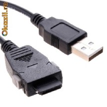 CABLU DATE SI INCARCATOR USB ptr.  mp4 Samsung YP-K3,K5,P3,S3,S5,T9,S5,T10.. foto