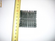 radiator 5cm aluminiu negru (nu cooler faner) foto