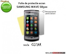 2X FOLIE ECRAN SAMSUNG S8500 WAVE - TRANSPORT GRATUIT! foto