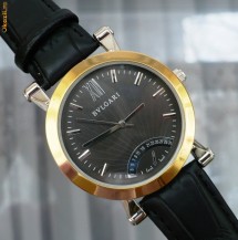 Ceas barbatesc BVLGARI, bratara neagra - MODEL CASUAL foto