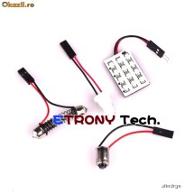 Placute cu 12 SMD-uri albe (diverse mufe) foto
