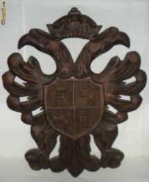 Blazon din lemn foto
