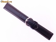 CUREA DE CEAS,DIN PIELE NATURALA,BIZONATA,DIMENSIUNE 22MM,CALITATE SUPERIOARA foto