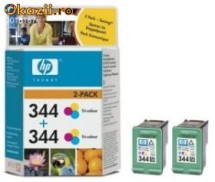 cartus original hp tri- colour344NOU ORIGINAL-LICHIDARE STOC foto