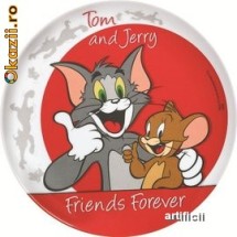 Farfurie melamina plata 21,5cm TOM and JERRY foto