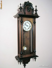 VECHE PENDULA CARL WERNER FABRICATA IN ANUL 1890 GERMANIA foto