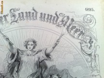 CARTE VECHE DE LA 1895 foto