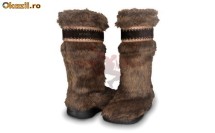 Cizme Crocs Cozycrocs bootie fairisle (160) foto