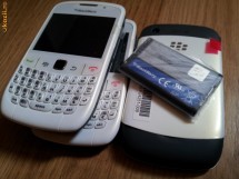 BLACKBERRY 8520 WHITE NOU SIGILAT ORIGINAL ORICE RETEA super pret!!! foto