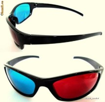 Ochelari 3D Red - Cyan / Rosu Albastru Anaglyph Stereoscopici Cadou Ideal Livrare Gratuita foto