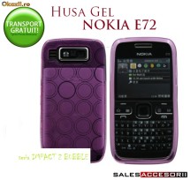 HUSA MOV GEL - SILICON NOKIA E72 - TRANSPORT GRATUIT foto