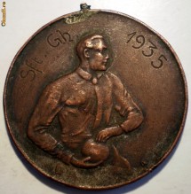 7.607 MEDALIE BRASOV SF. GHEORGHE 1935 40mm inel rupt foto