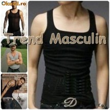 Maieu Casual Slim Negru (S) foto