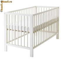 Vand pat copil IKEA lemn masiv + saltea + bonus !!! foto