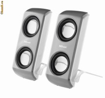 TRUST Portable Notebook Speakers - Silver foto