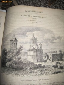 Lichidare Lot carti vechi - Le magasin pittoresque - 1859 - Radu Negru - Curtea de Arges foto