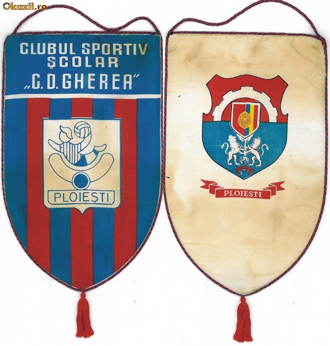 Fanion ( 126 ) - Clubul Sportiv GHEREA - Ploiesti foto mare