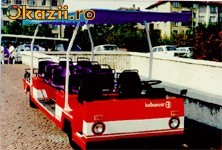 MASINA ELECTRICA 14 LOCURI TRANSPORT PERSOANE (MINICAR/AGREMENT/BATERII) foto mare
