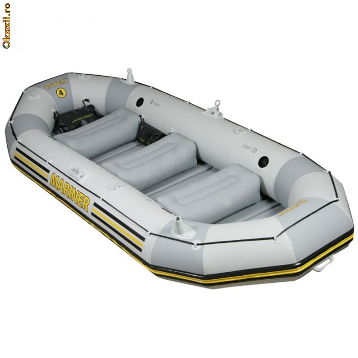 ULTIMA BUCATA discount 80 RON!!BARCA PNEUMATICA(GONFLABIL)PANZATA,CU VASLE ALUMINIU SI POMPA MARE!!,INTEX MARINER SI PODINA VERTEBRE DIN POLIMER foto mare