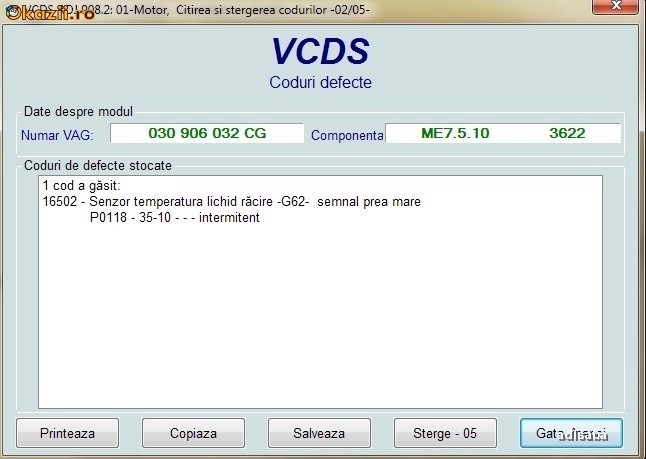 Vag Com romana 908.2 Ro Tester vw/seat/skoda/audi foto mare