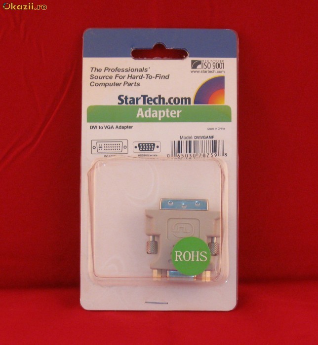 Adaptor DVI la VGA foto mare