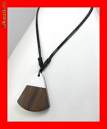 Lant Fantezie Model Rafinat Contrast Interesant Lemn-Metal LFAN-022 foto mare