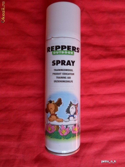Spray Repulsiv Repelent Reppers Outdoor / anti caini pisici / Vand / Schimb foto mare