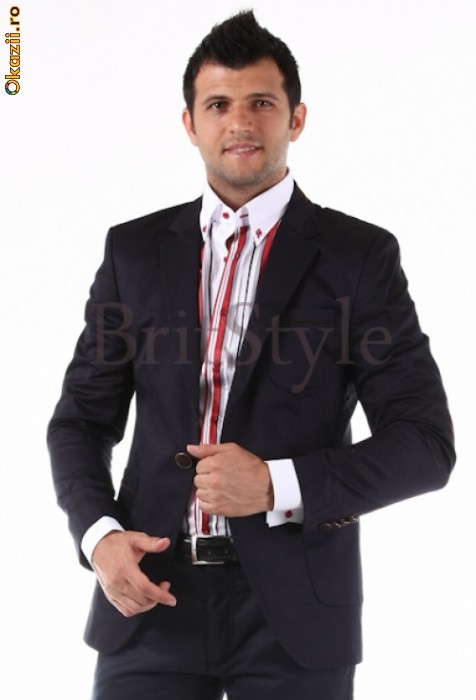 Sacou de barbati President 3 [Cod: FDSP001] foto mare