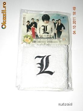 Bandana seria anime Death Note L foto mare