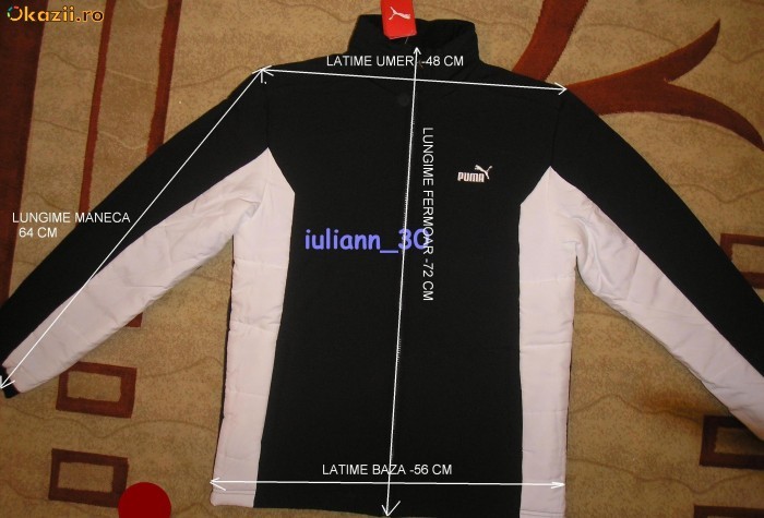 GEACA PUMA ORIGINALA 100 %  -PT INALTIMEA 1.65-1.76 -65-75 KG-150 RON foto mare