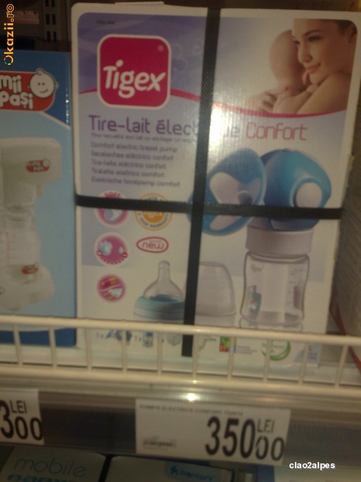 Tigex - pompa electrica, pentru extras laptele matern. foto mare