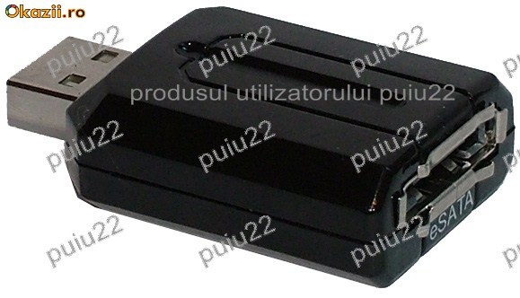 Adaptor USB-eSATA-4177 foto mare