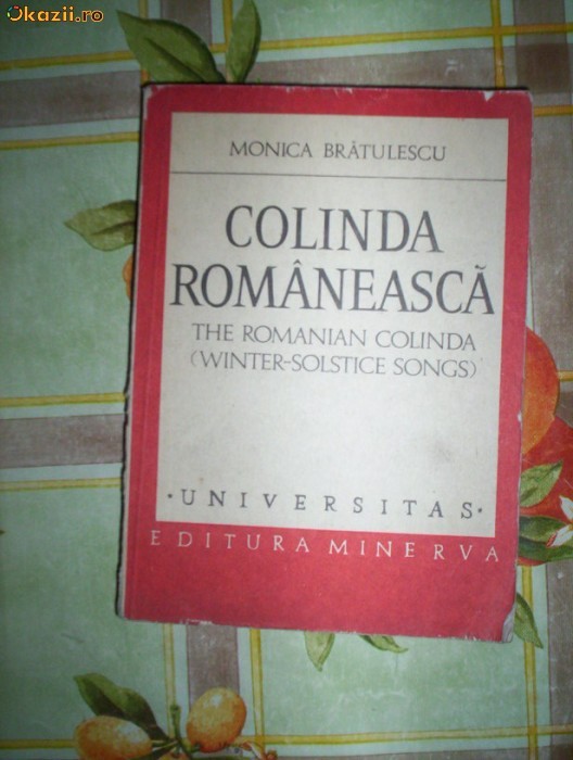 Colinda romaneasca-MONICA BRATULESCU foto mare
