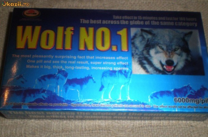 WOLF NO.1  ERECTII DE PANA LA 180 DE ORE!    CEL MAI BUN PRET DE PE PIATA!!! foto mare