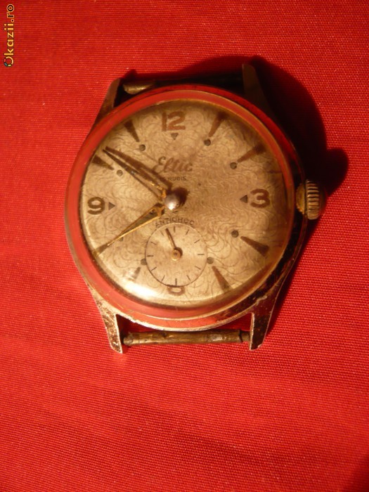 Ceas Mecanic marca Eltic ,15 rubine ,Elvetian foto mare