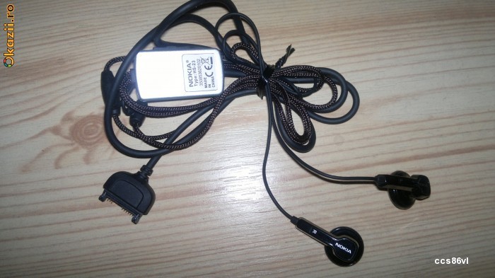 Handsfree stereo Nokia HS-23 foto mare