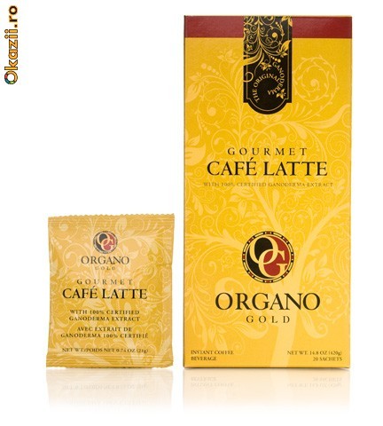 Cafe Latte ORGANO GOLD foto mare