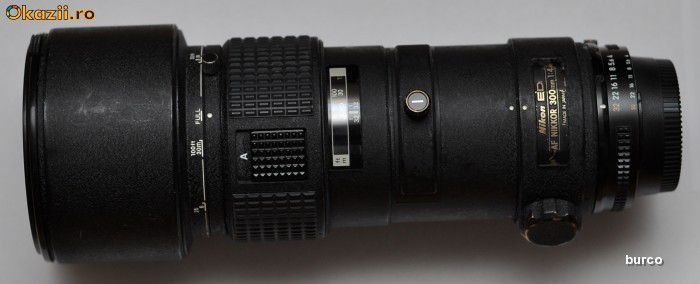Obiectiv Nikon ED AF 300mm F4 foto mare