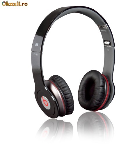 Casti Monster Beats by Dr. Dre SOLO HD Negre Profesionale - Garantie 2242 foto mare