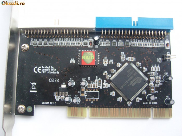 PCI, RAID controller, IDE / ATA133, Silicon Image chip foto mare