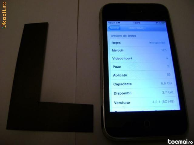 iphone 3g 8gb foto mare