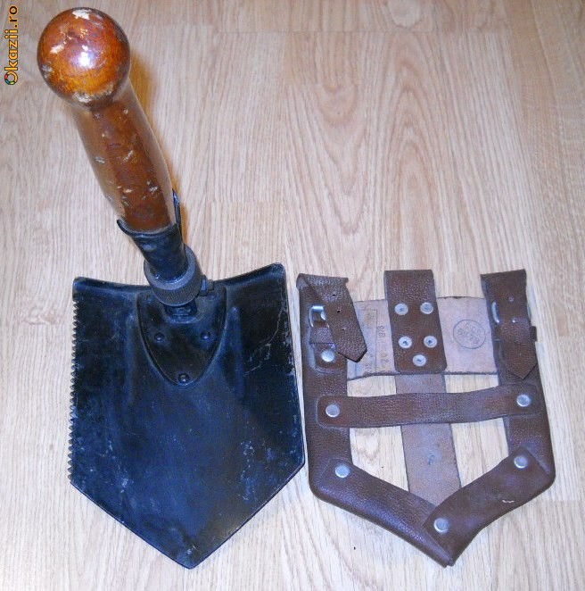 LOPATICA DE INFANTERIE RABATABILA CU HUSA. (NEFOLOSITA) II foto mare