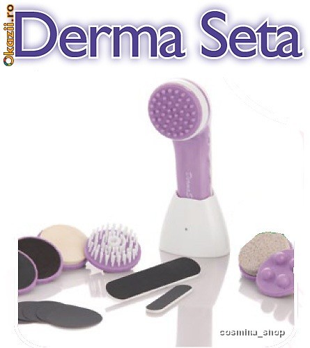 DERMA SETA, Mini SPA cu Cristale, Epilat, Exfoliat, Masaj foto mare