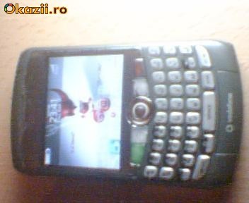Vand smartphone telefon Blackberry curve 8310 silver cu card memorie 1gb foto mare