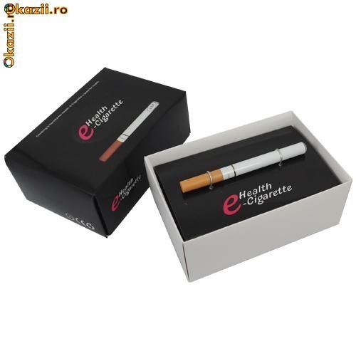 Tigara Electronica Tigari electronice E-Health Cigarette + CADOU - 10 rezerve/cartuse + 3 incarcatoare! CEL MAI MIC PRET! foto mare