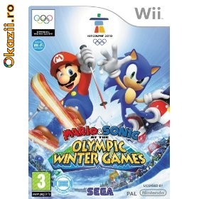 Mario & Sonic at the Olympic Winter Games Wii foto mare