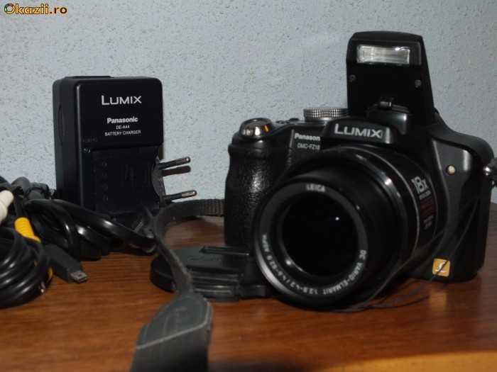 Camera foto PANASONIC DMC-FZ18, zoom optic 18x foto mare
