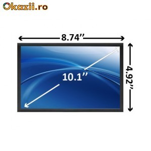 Ecran laptop 10.1 Slim LED 1024 x 600 GLOSSY (Lucios) display panel B101AW06 V.1 foto mare