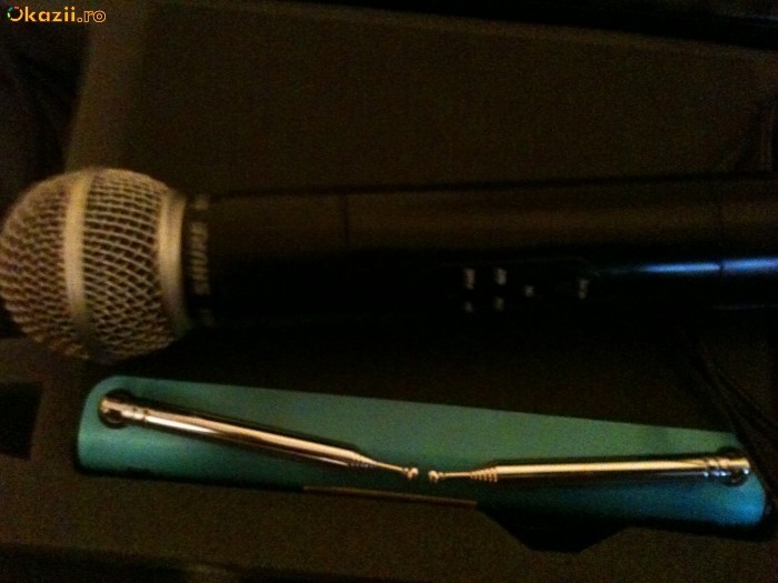 microfon SHURE SM58 WIRELESS foto mare