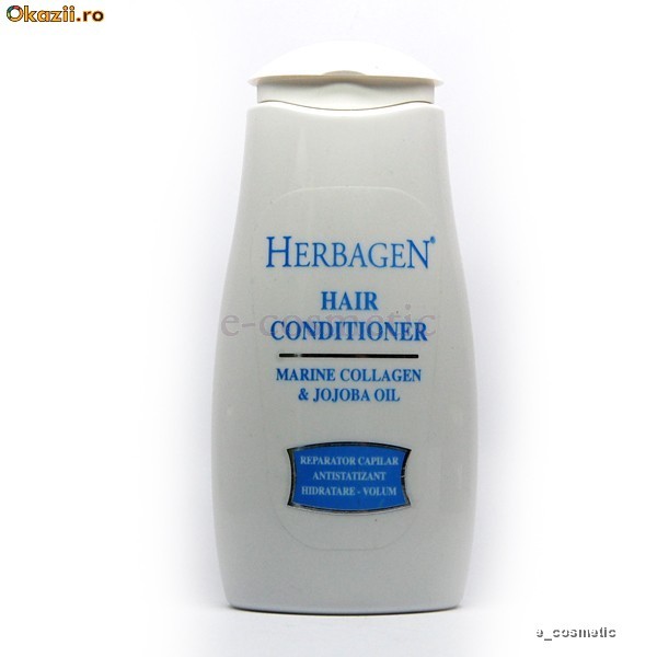 Balsam de par Herbagen cu Colagen si ulei de Jojoba 250 ml foto mare